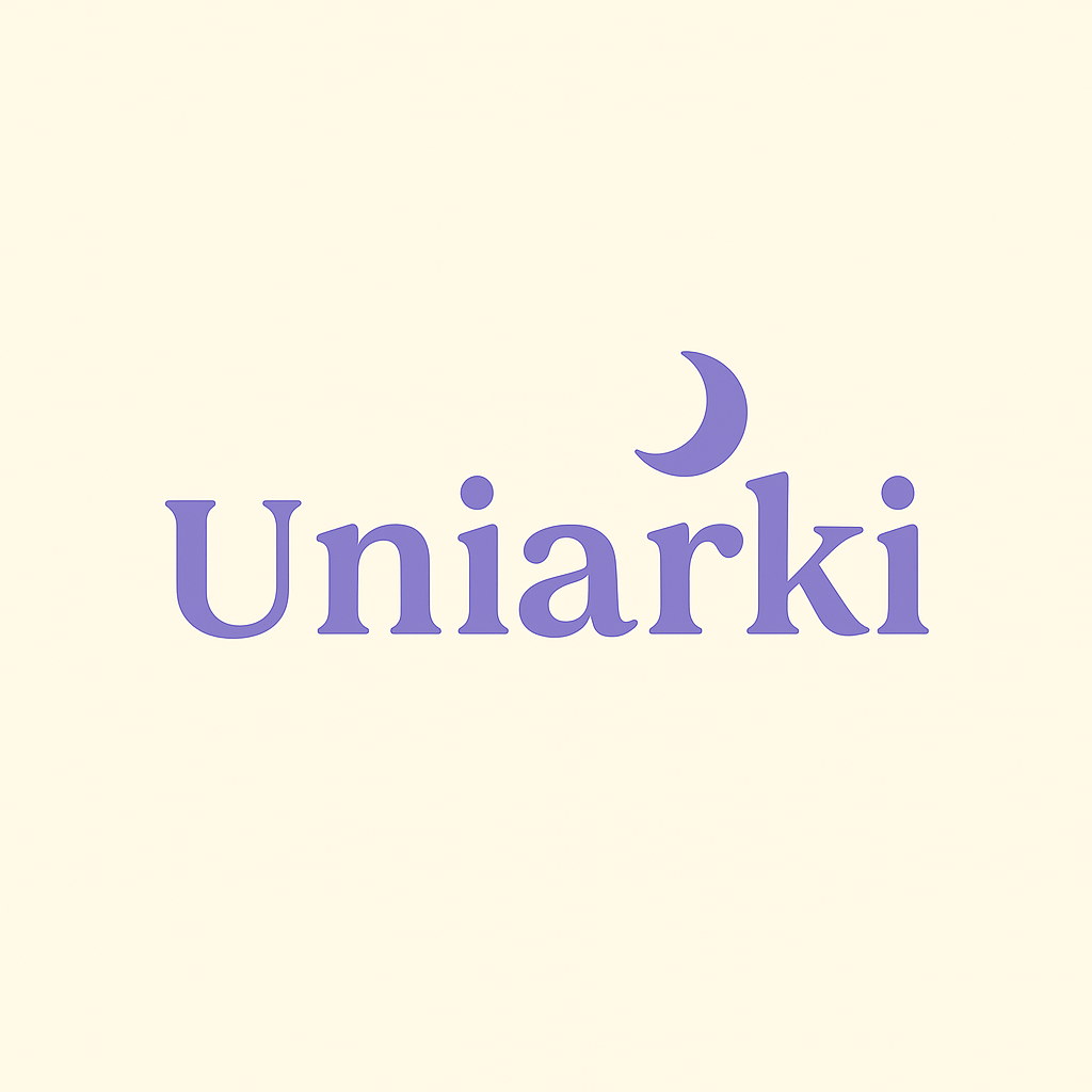 Uniarki-verkkokaupan logo tarinasivulla
