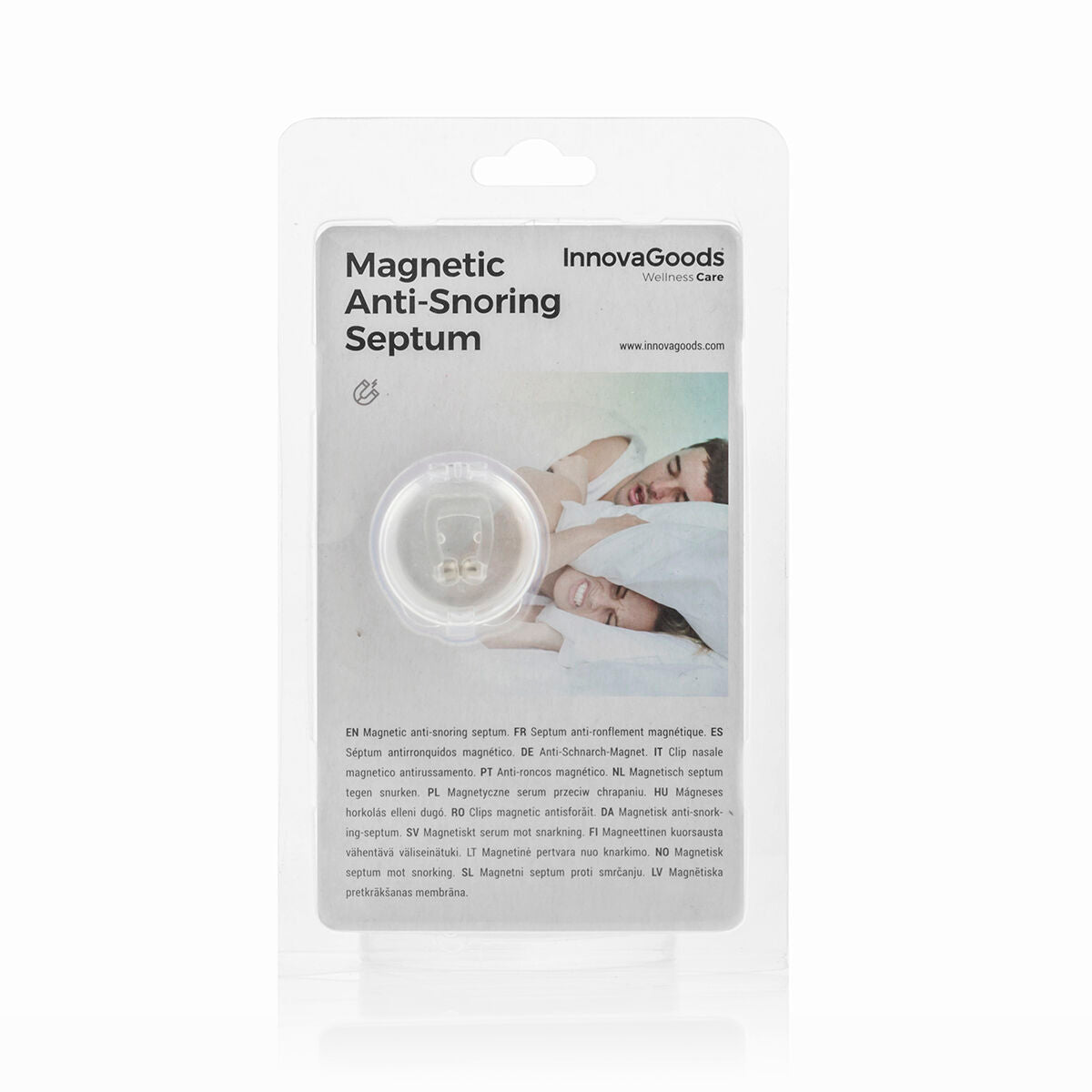 Magneettinen kuorsausta vähentävä väliseinätuki