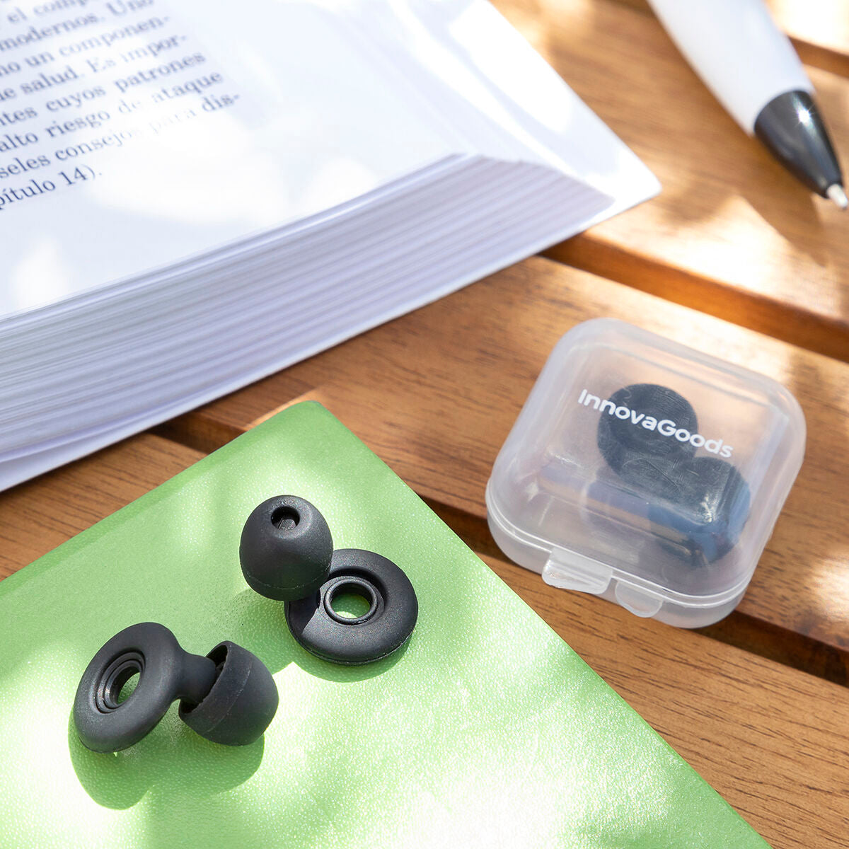 Noise Reduction Earplugs Calg InnovaGoods-11